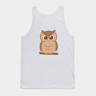 Cute Owl Awesome gift - for owl lovers Tank Top